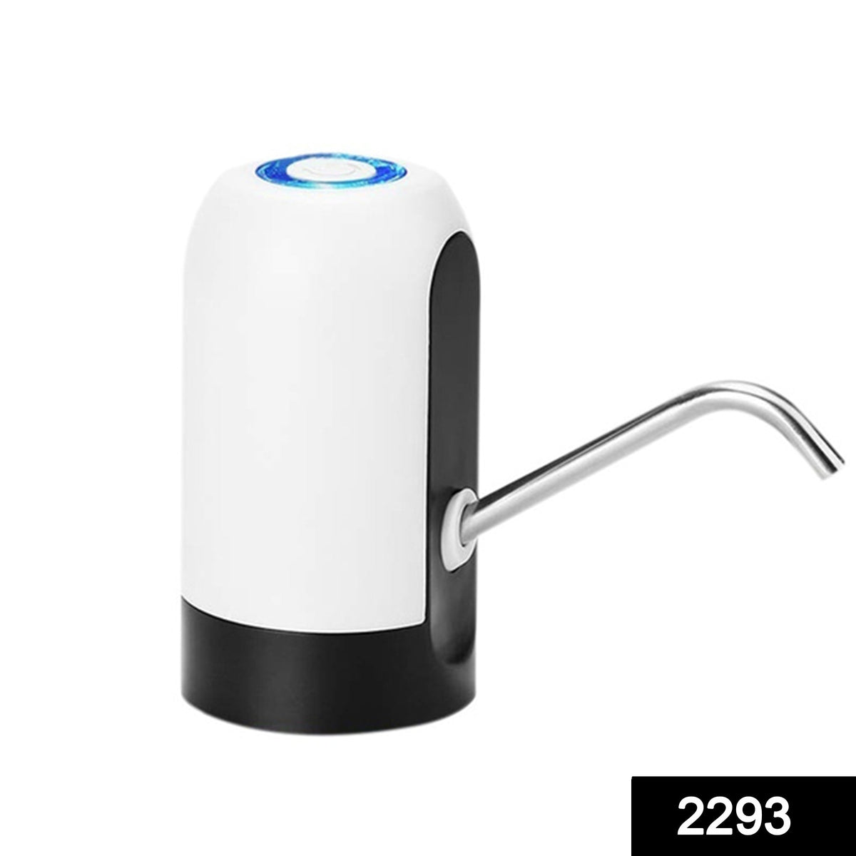 Portable automatic water pump dispenser for 20L bottles, USB rechargeable design. Main image