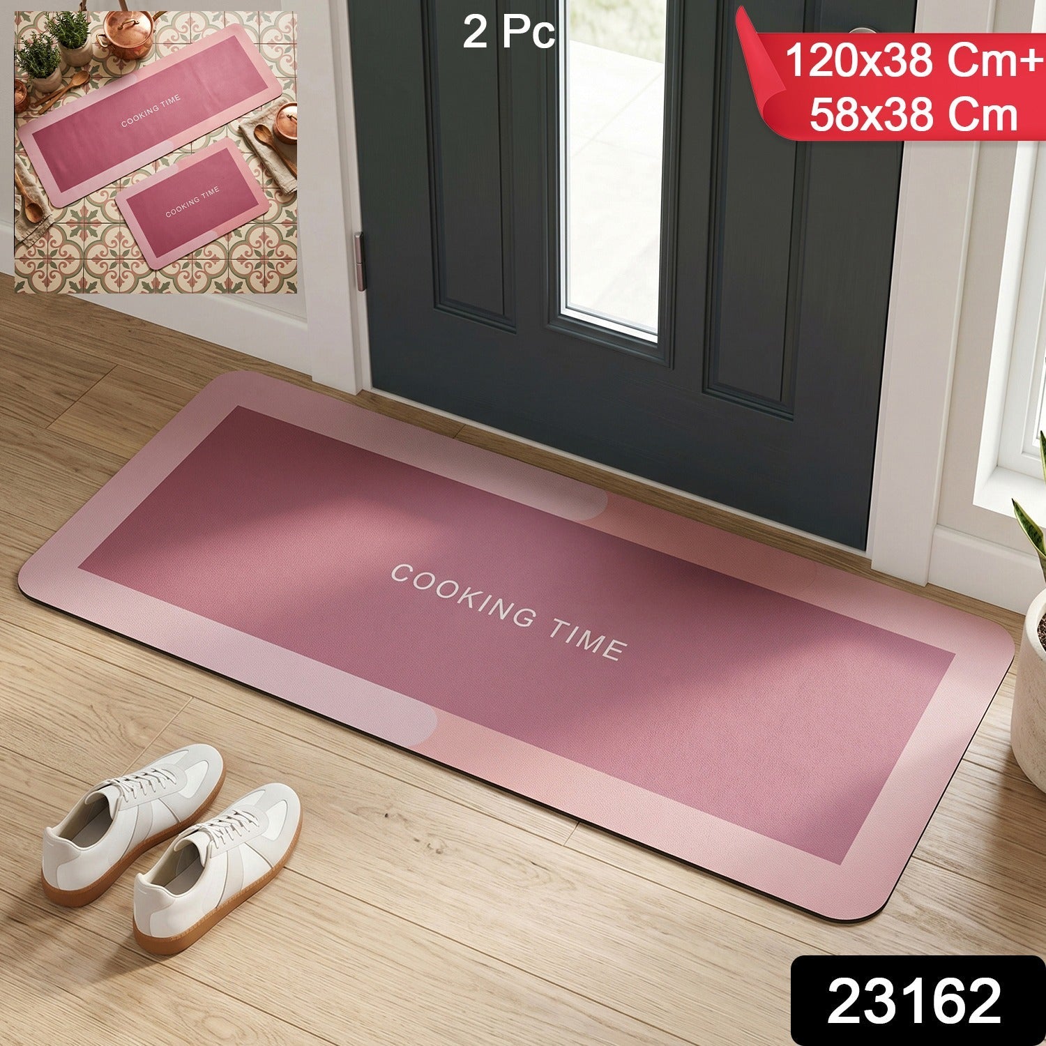 Anti Slip Kitchen Floor Mat Set – Soft Cushioned & Safe for Home Secondary image