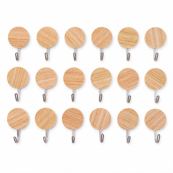 Wall hooks with a white background for size reference