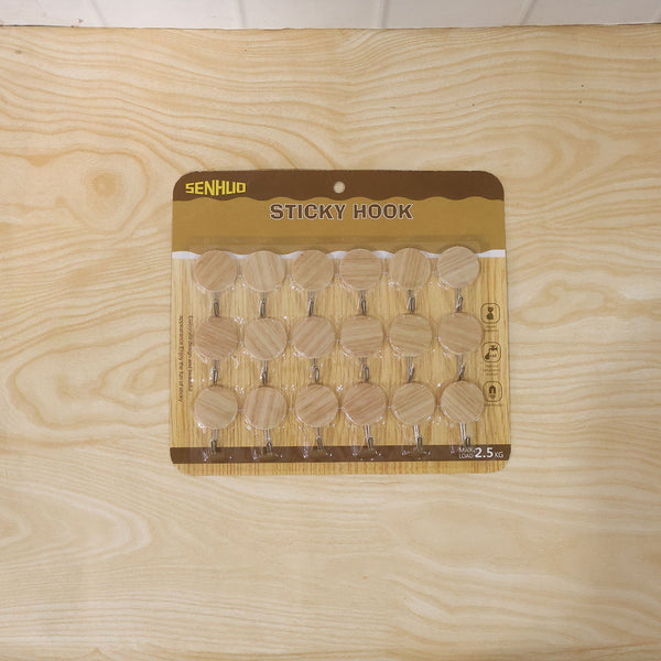 Size guide for self-adhesive wall hooks