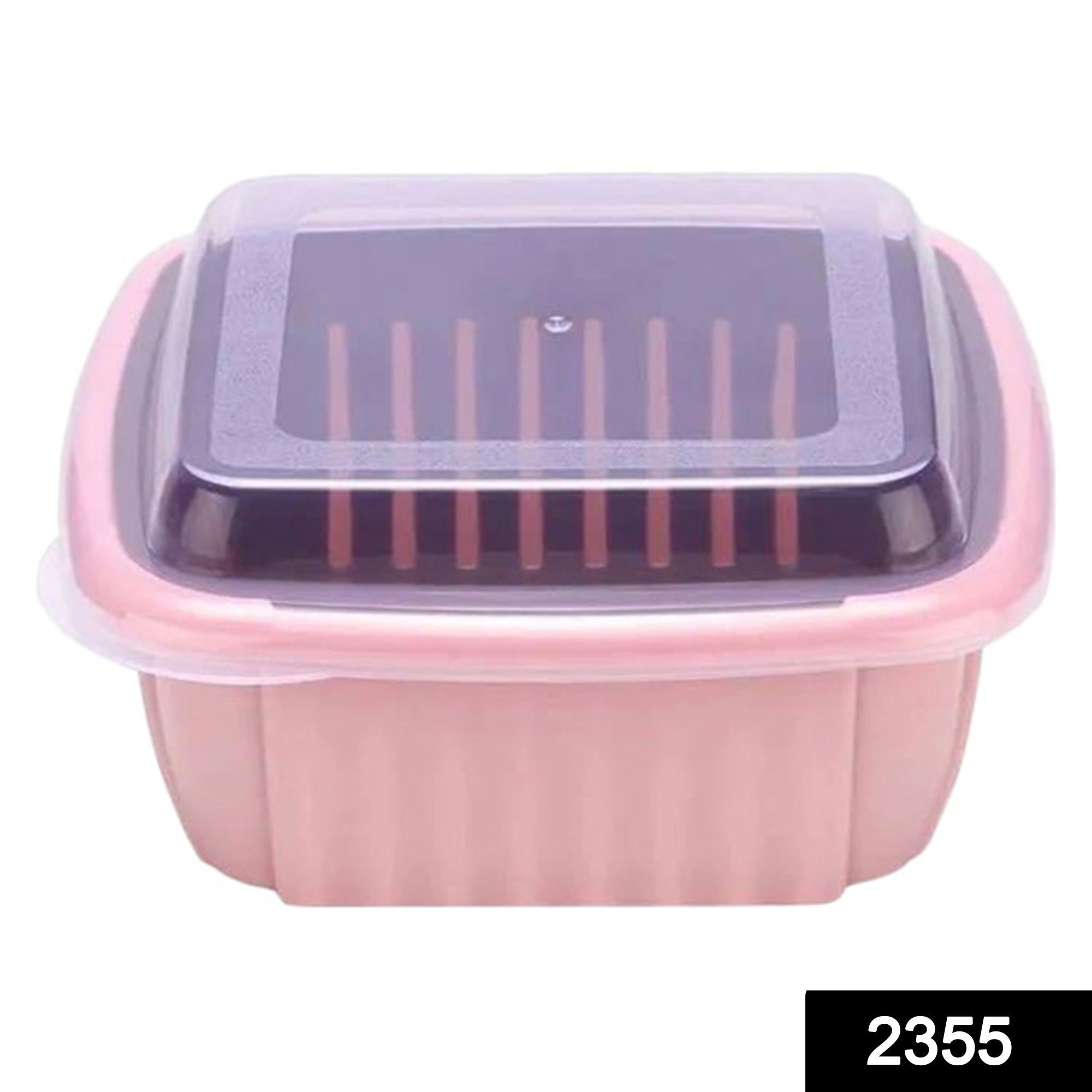 Double Layer Food Drainer – Collapsible Washing Basket | Vastate Secondary image
