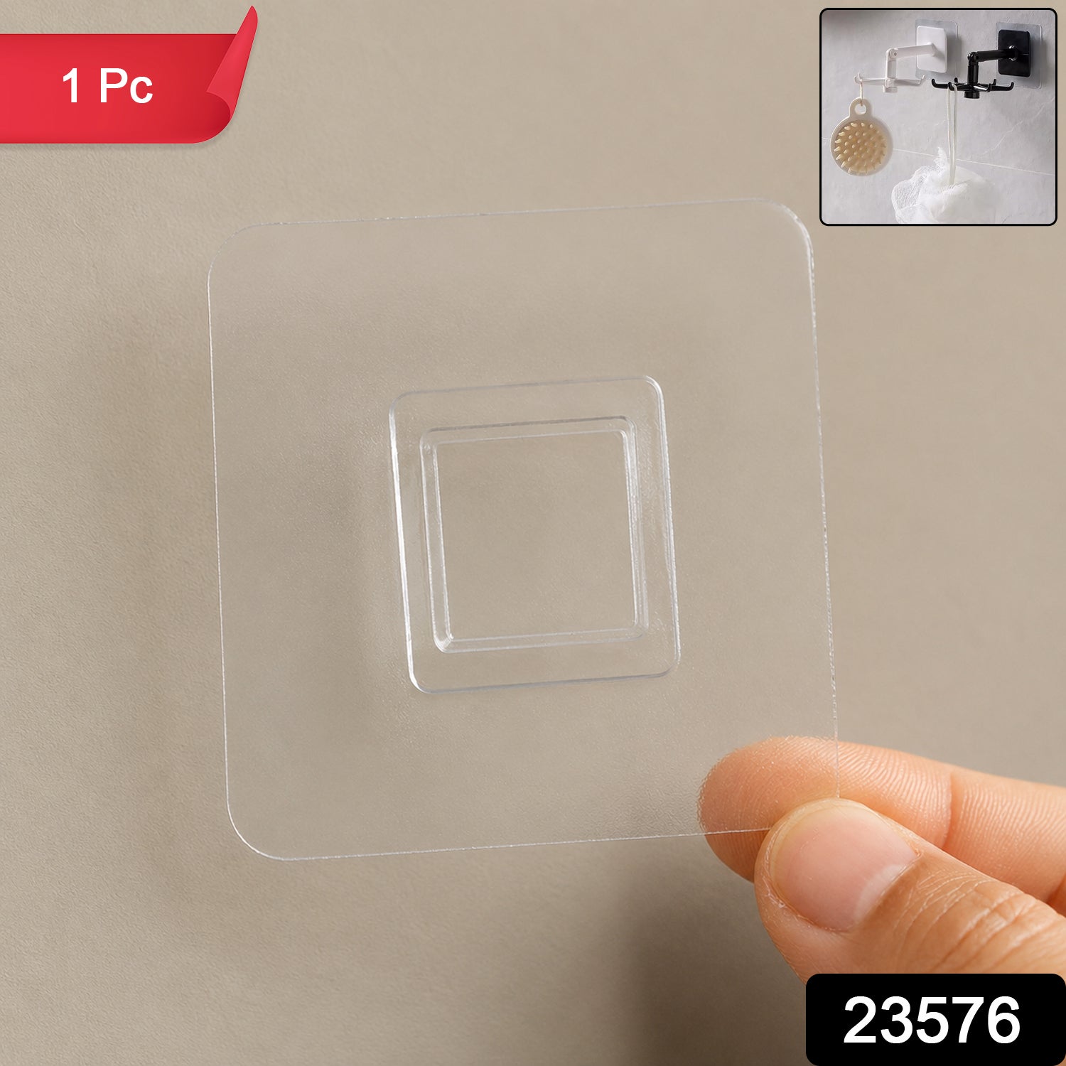 Self Adhesive Wall Hook – Damage-Free, Easy Install & Reusable Secondary image