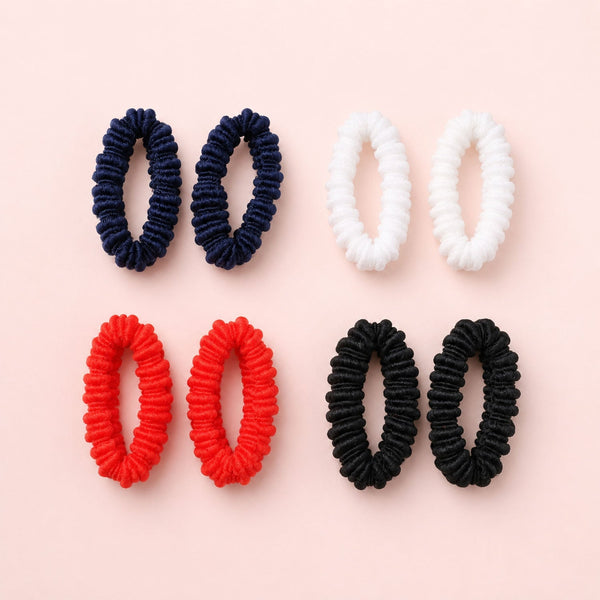 Colorful elastic hairbands for girls and women