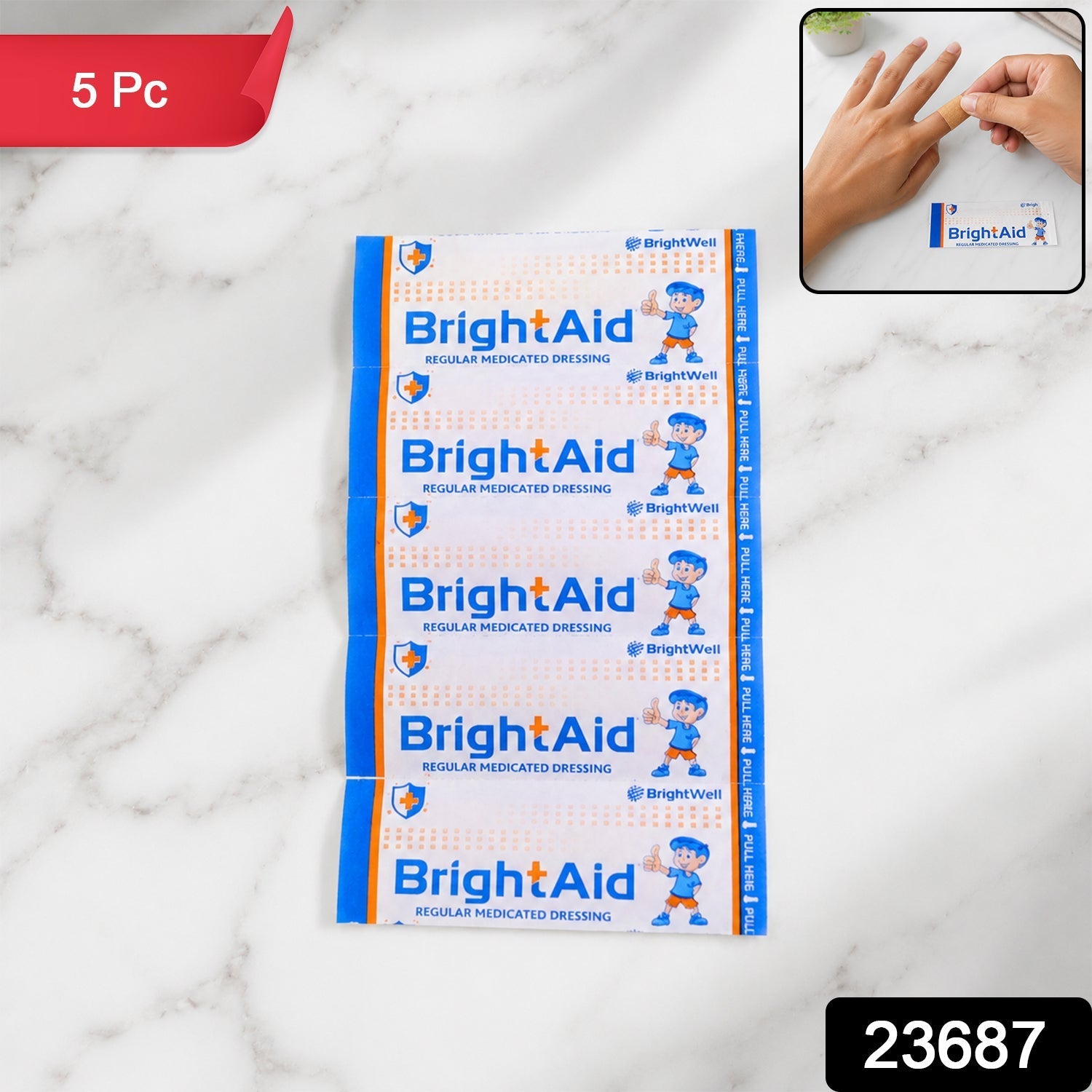Adhesive Bandages – Medicated Sterile Sheets for Minor Wounds Secondary image
