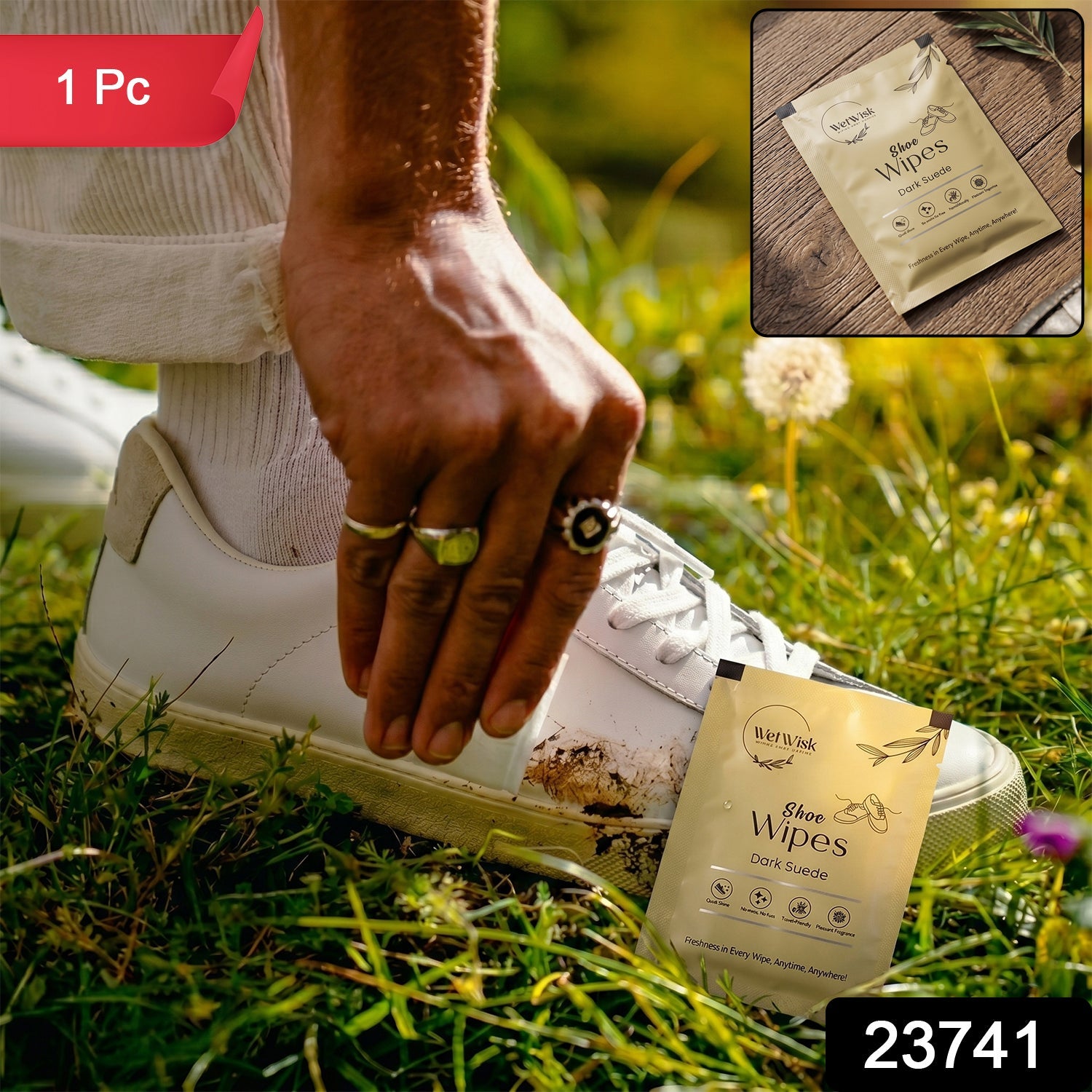 Shoe Cleaning Wet Wipes – Fast Scrubbing & Travel-Friendly Secondary image