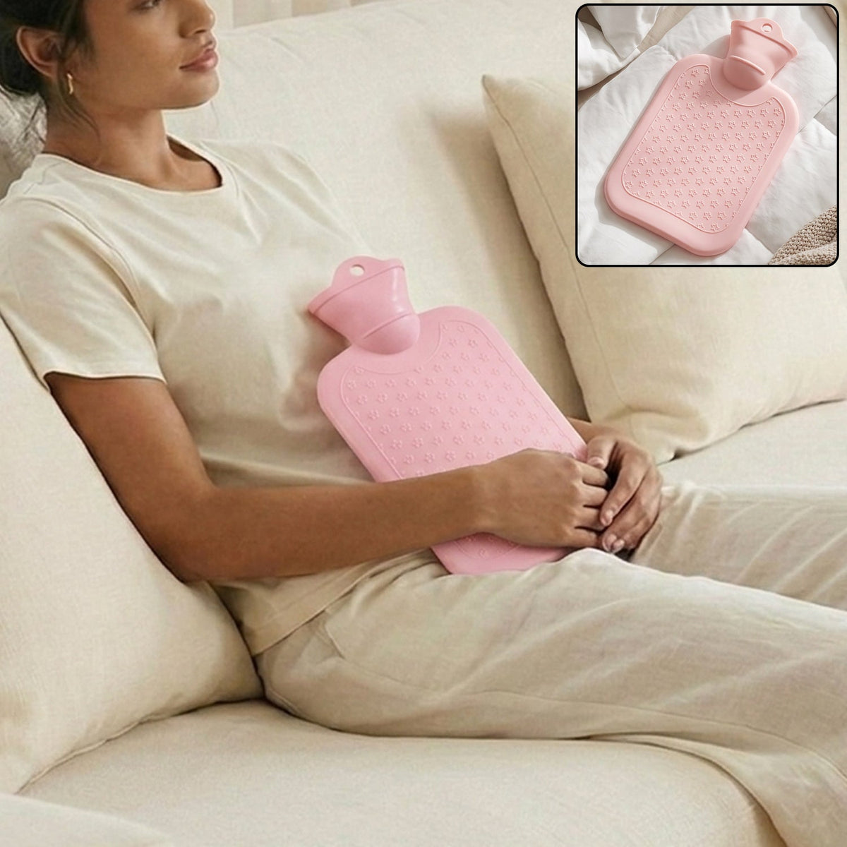 Reusable hot water therapy bag clean product image without SKU Main image