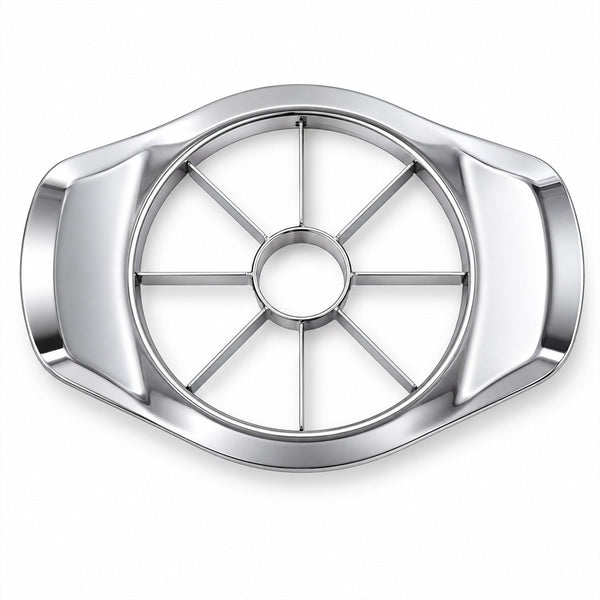 Apple cutter on white background showing compact design