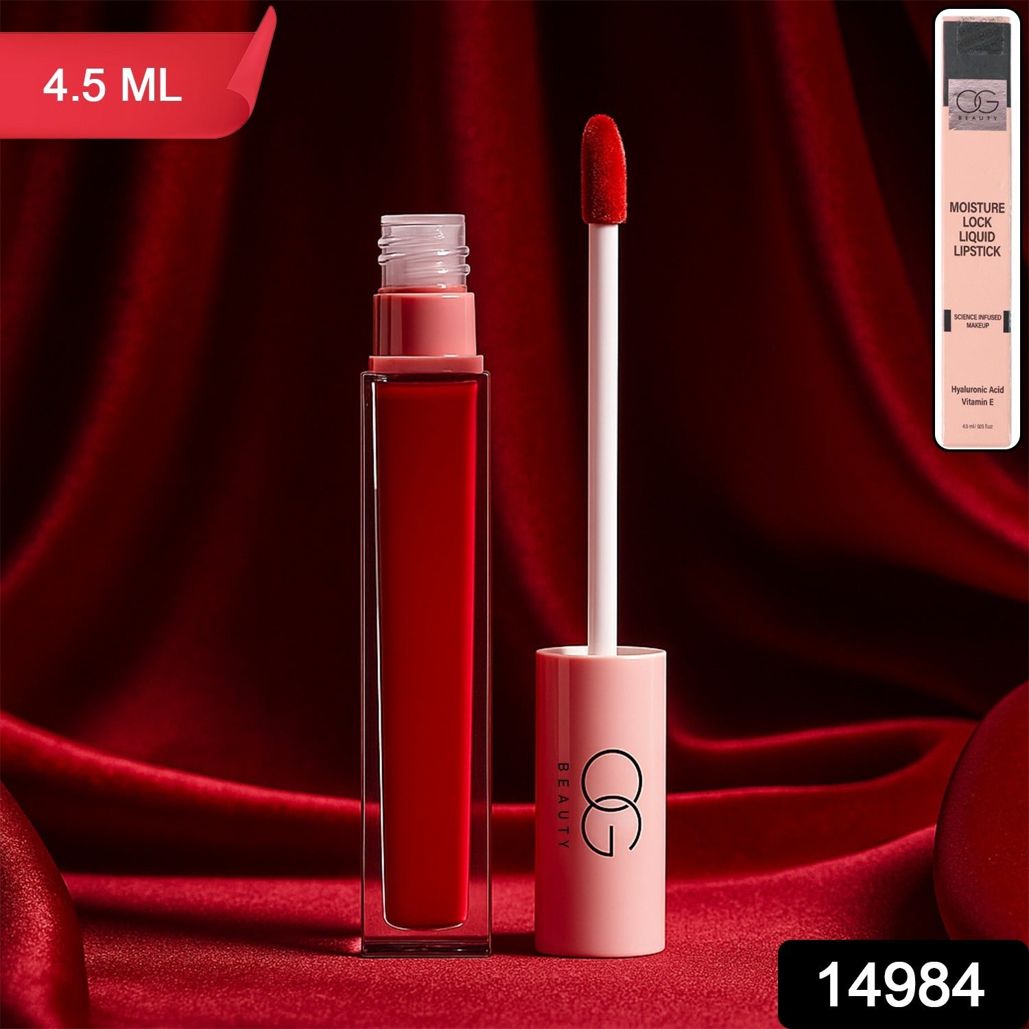 Red Rush Liquid Lipstick – Long-Lasting Moisture Lock Matte Secondary image