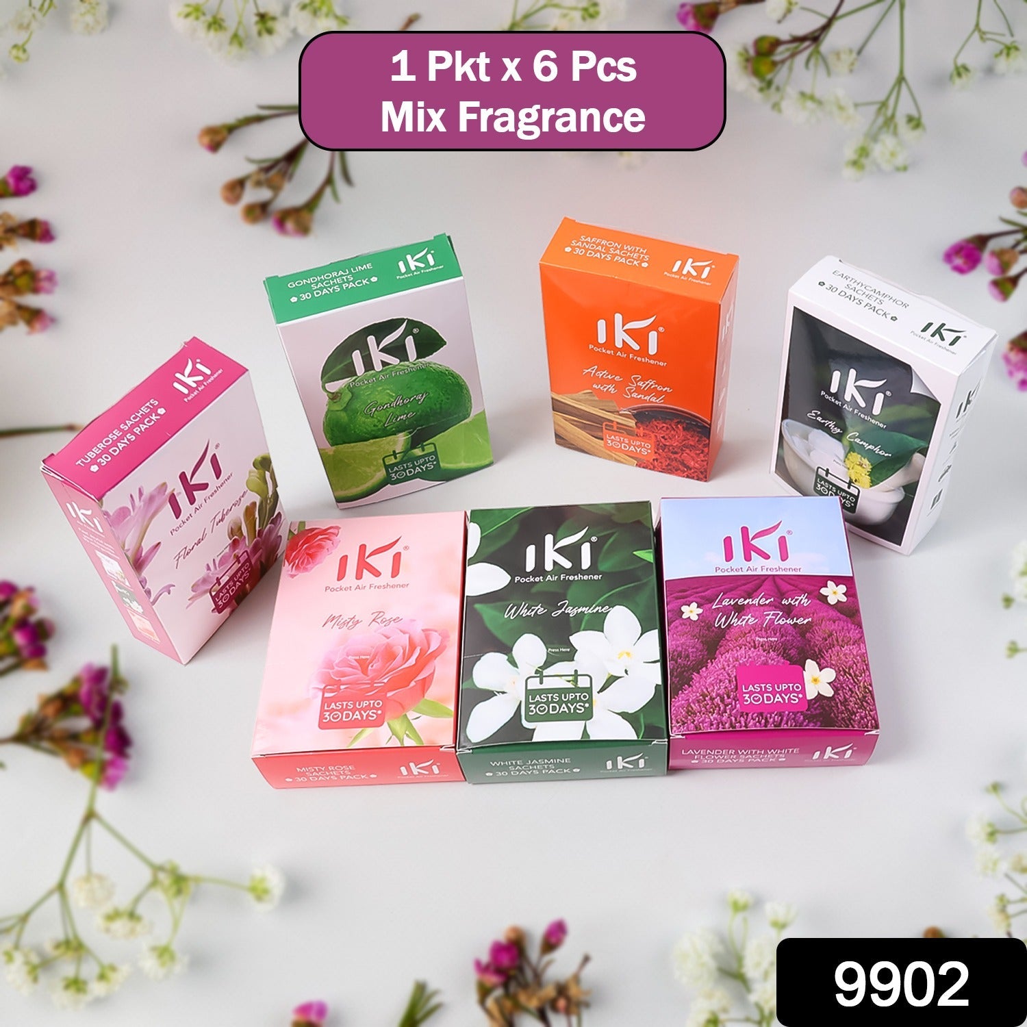 Pocket Air Freshener Mix – 6 Assorted Long-Lasting Scents Secondary image