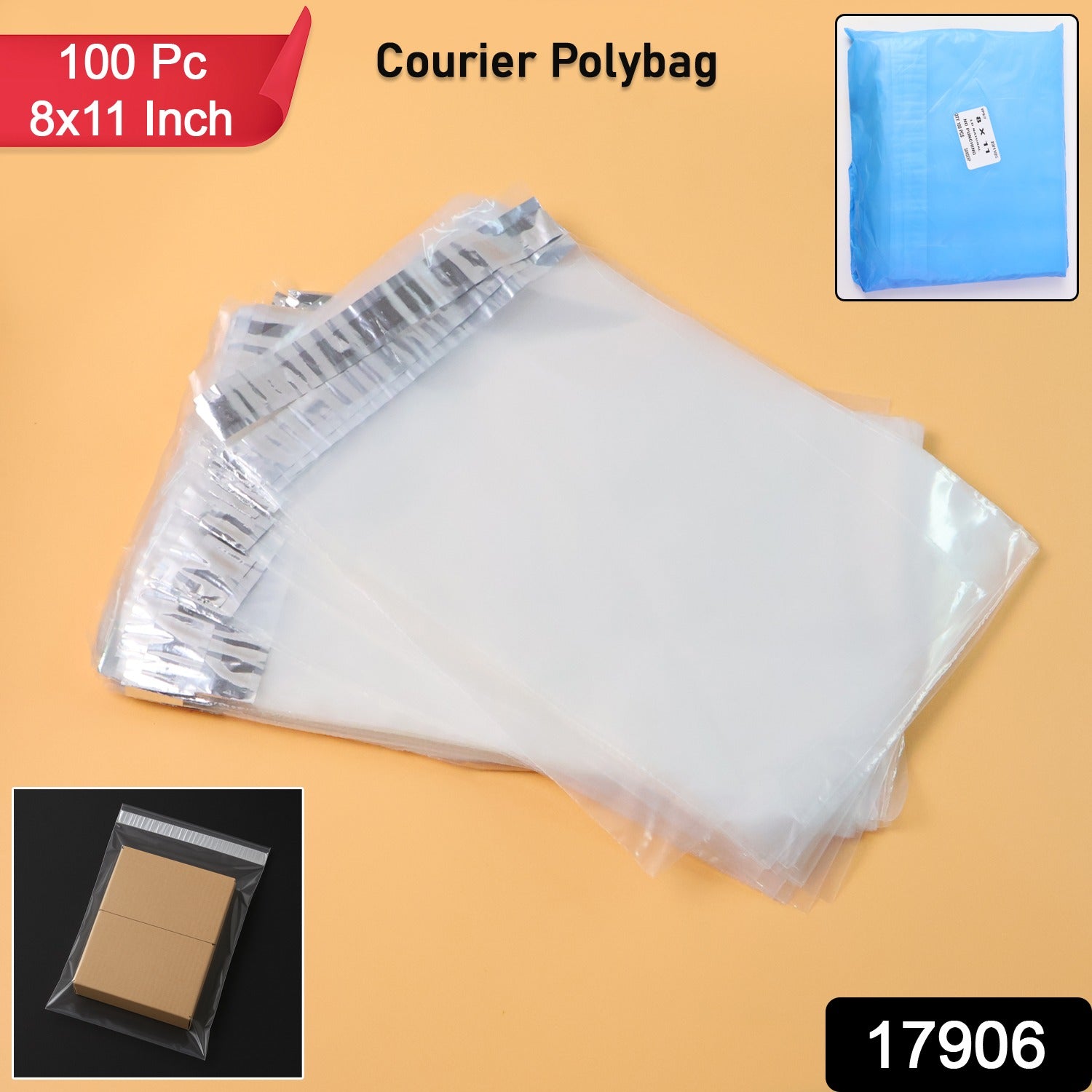 Courier Polybags 8x11 Inch – Tamper-Proof & Waterproof (100 Pc) Secondary image