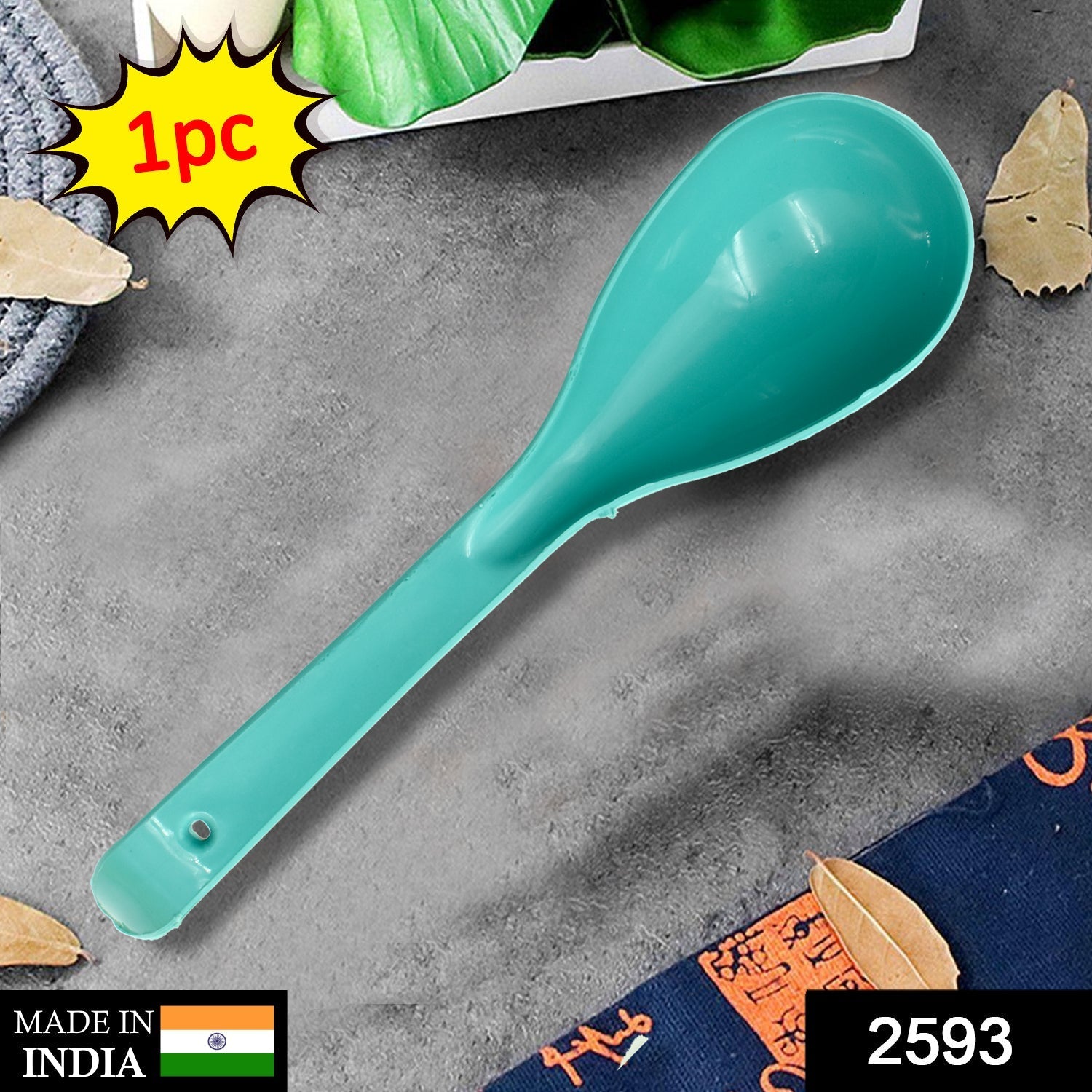 BPA-Free Plastic Serving Spoon – Food Grade & Heat Resistant | Jiaqi Secondary image