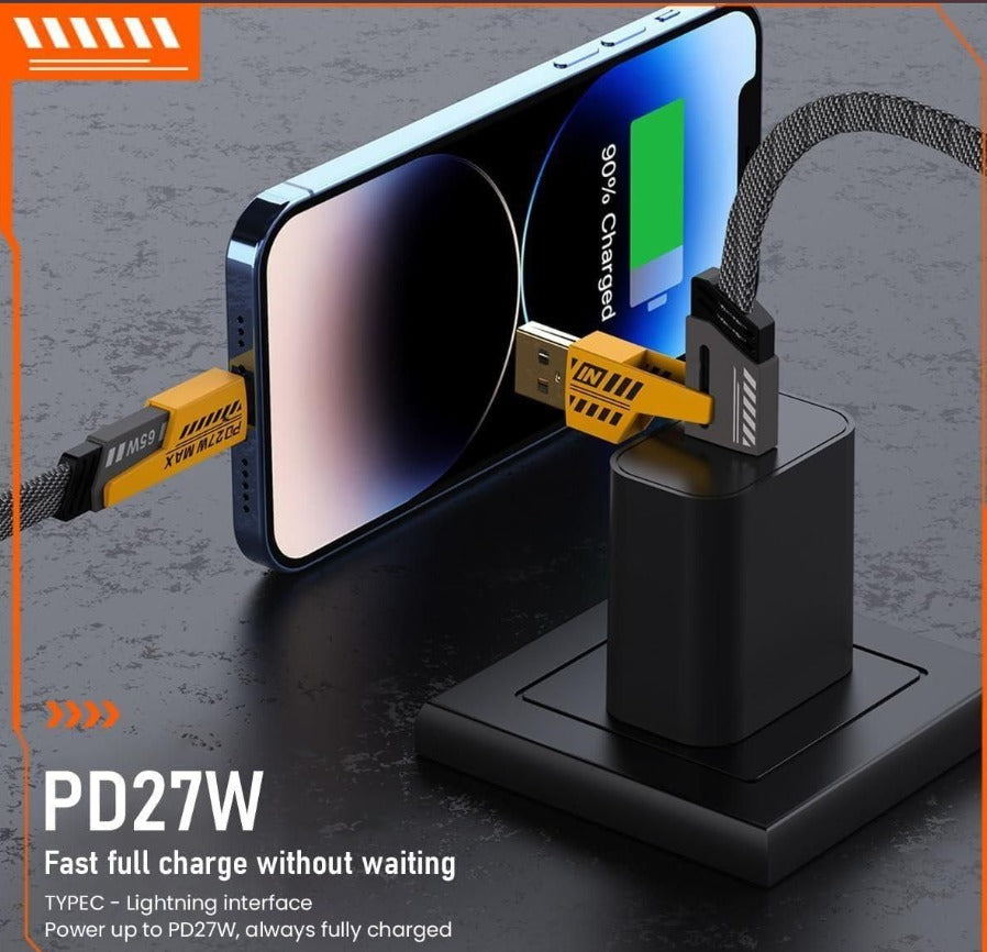 USB C Cable Lightning Cable 4 in 1 Secondary image