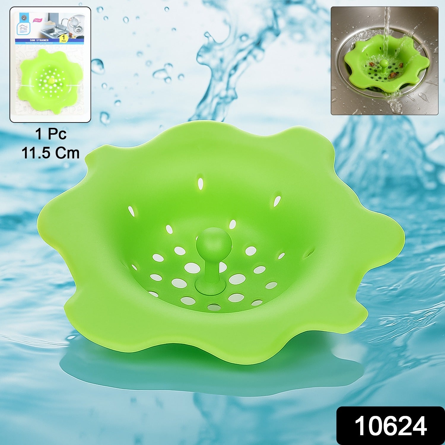 Silicone Sink Strainer – Flexible, Anti-Clog Hair Catcher Secondary image