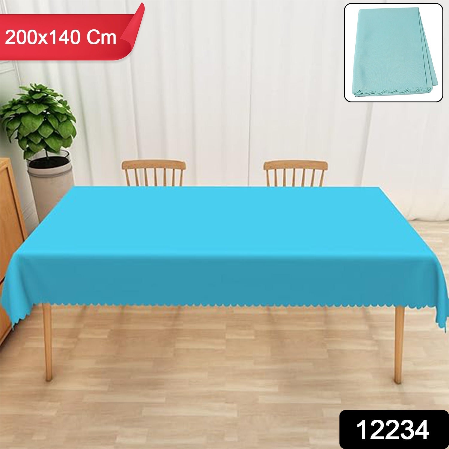 Reusable Table Cloth – Waterproof Durable Dining Cover 200×140 cm Secondary image