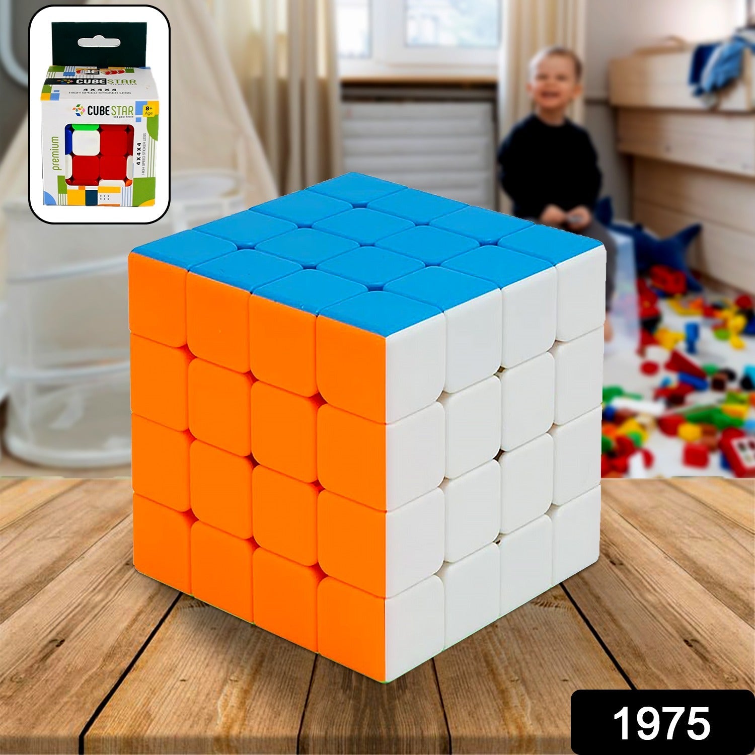 4x4x4 Magic Cube – High Speed Stickerless Brain Teaser | Aditi Secondary image