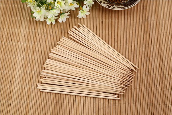 Smooth-finish bamboo skewers for a refined grilling experience with ChefAura.