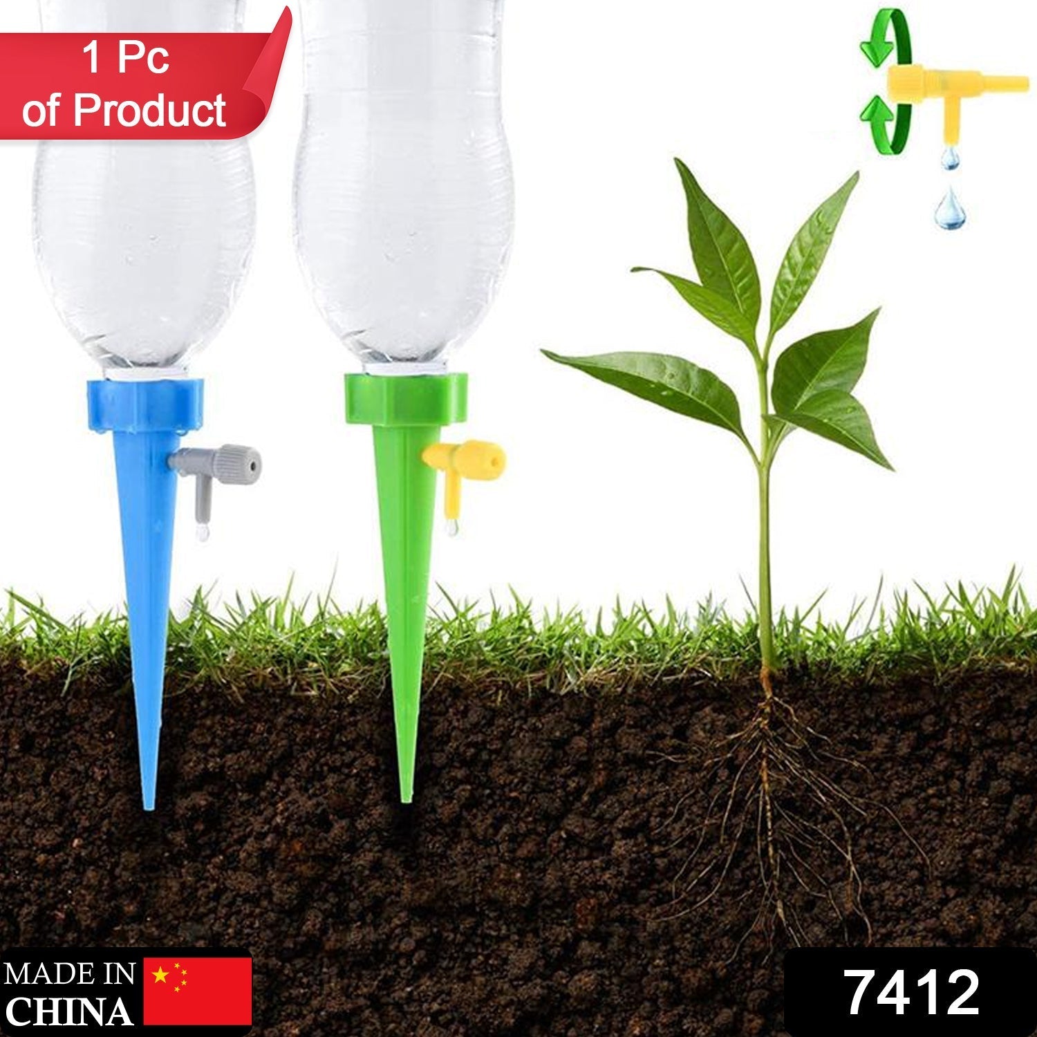 Self-Watering Plant Spikes – Adjustable Slow Release | Tidy Roots Secondary image