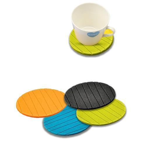Silicone Coasters (6 Pcs) – Heat-Resistant Round Mats | Styleva Secondary image