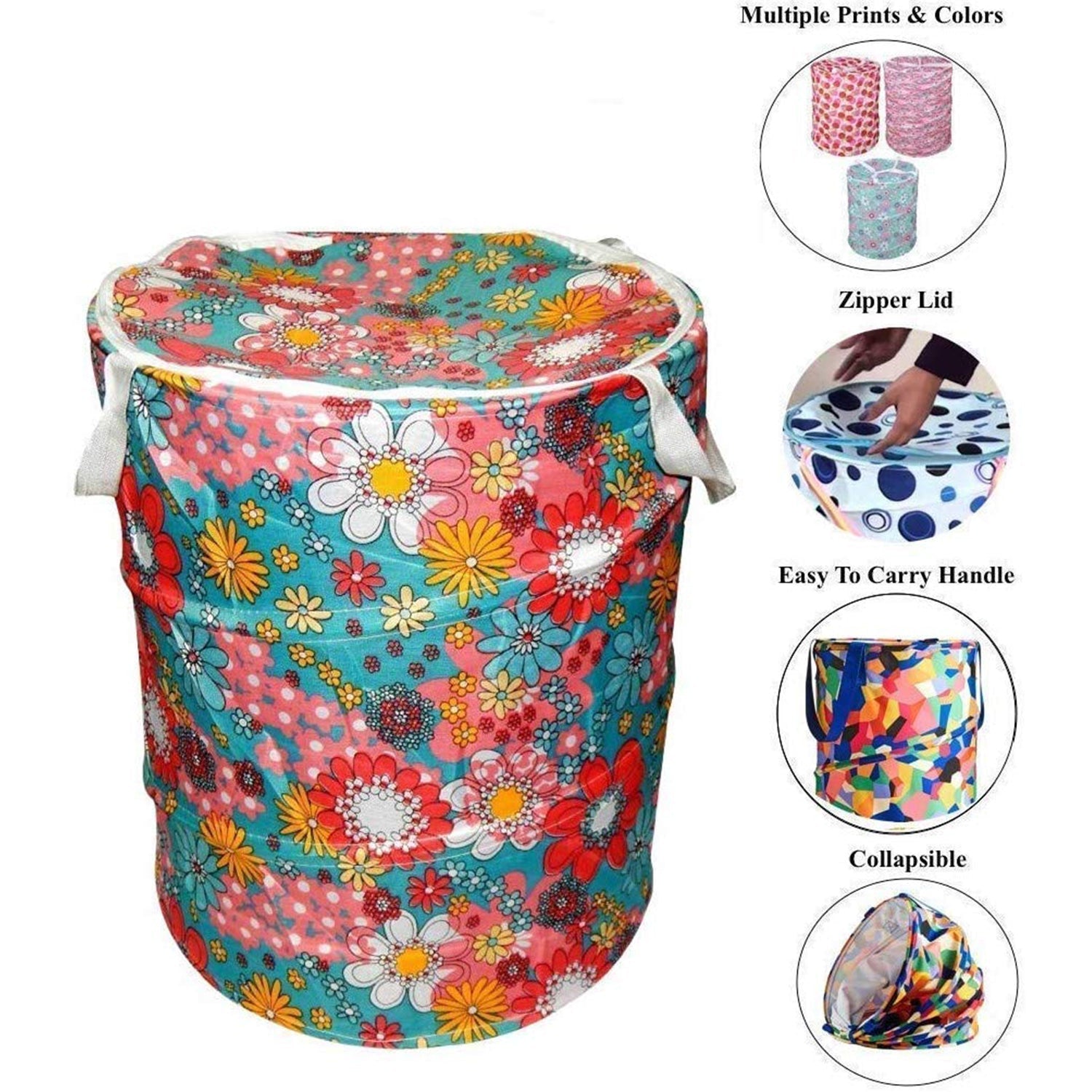 Canvas Laundry Bag for Home & Toy Storage – Collapsible | Organivo Secondary image