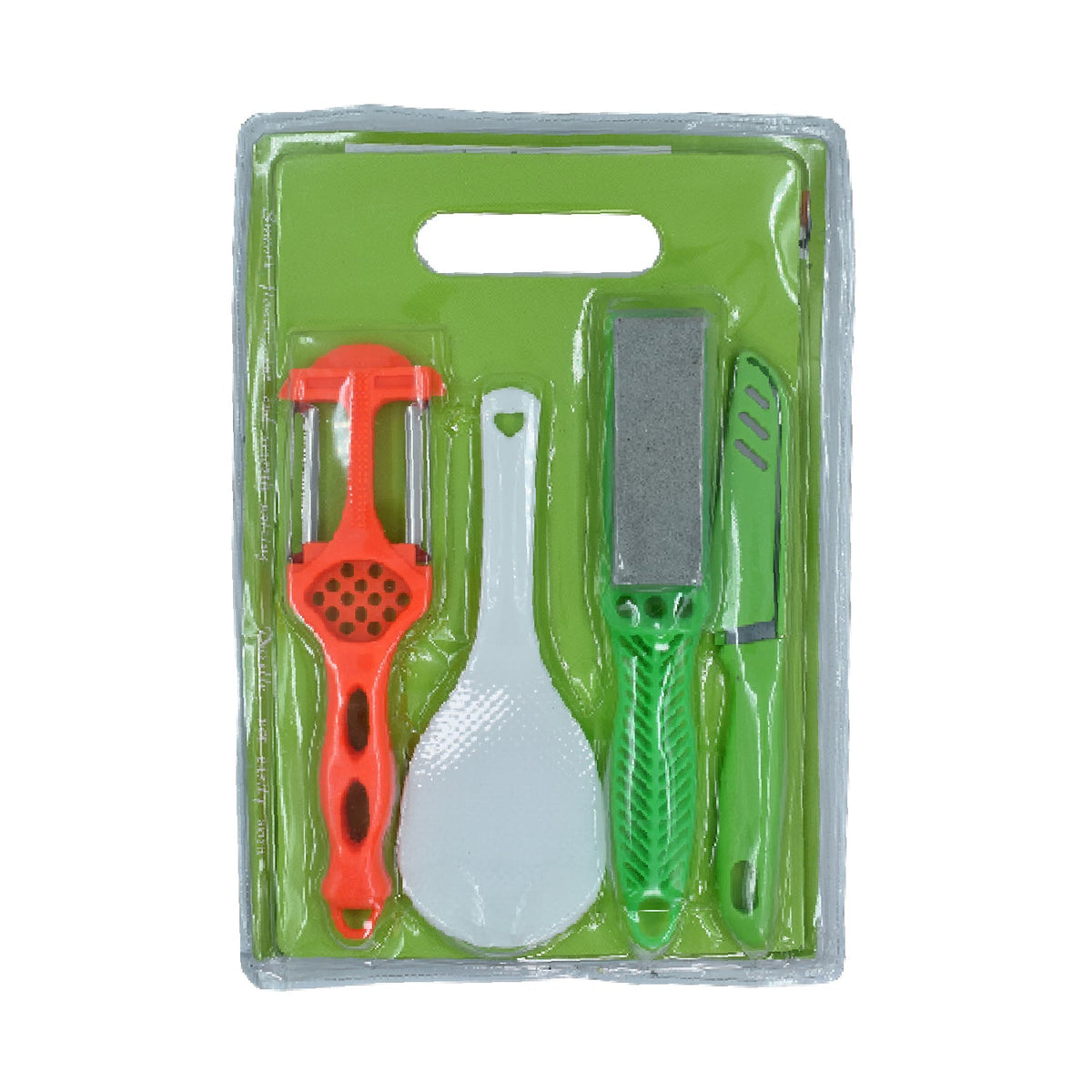 Cisora chopping board with knife set for everyday kitchen tasks. Main image