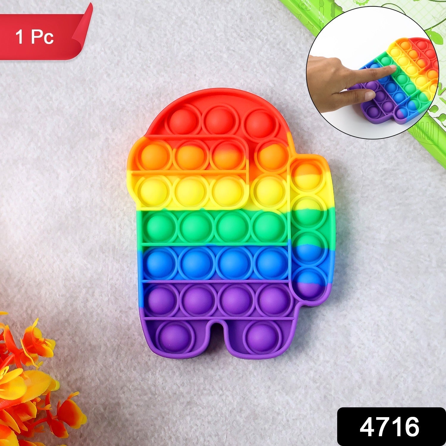 Silicone Pop It Fidget Toy – Stress Relief & Focus Aid Secondary image