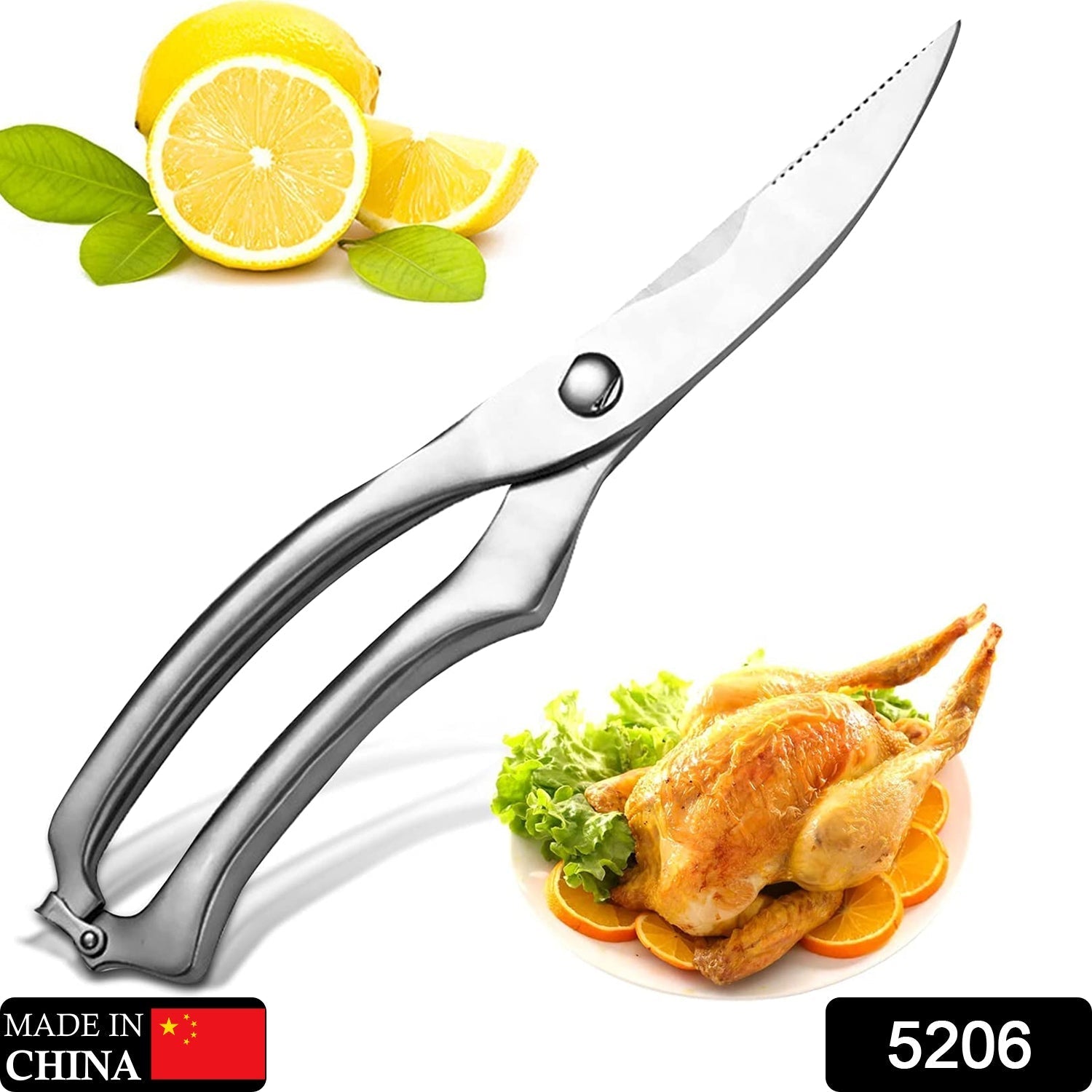 Poultry Shears – Heavy Duty Ultra Sharp Stainless Steel | CookAura Secondary image