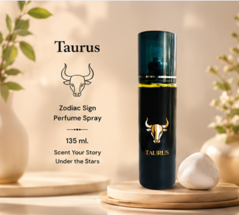 Zodiac Signs Taurus liquid body Spray for men women ( 135 ML ) Secondary image