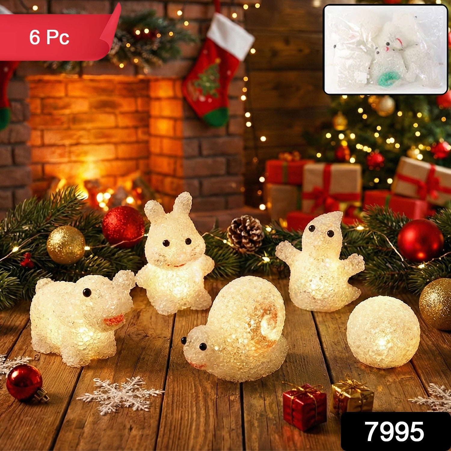 Animal LED Night Lamp – Cute Multi-Shape Set (6 Pc) | Indo Glow Secondary image