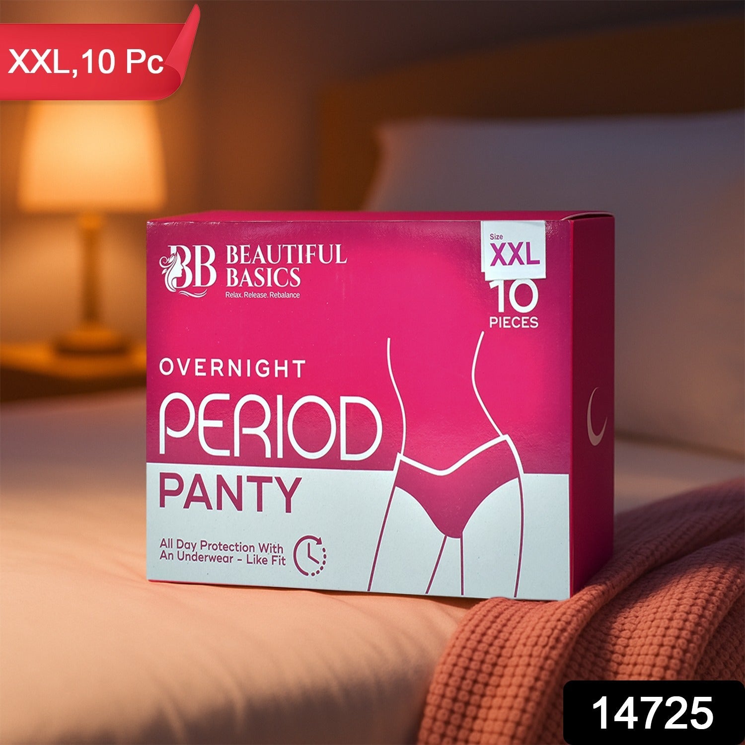 Overnight Period Panty XXL Size – Leak-Proof Comfort for Heavy Flow Secondary image