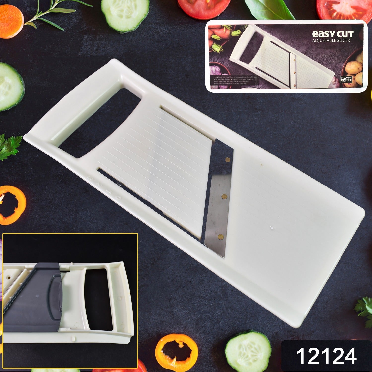 Adjustable Vegetable Slicer – Effortless Slicing | Quickslice Secondary image