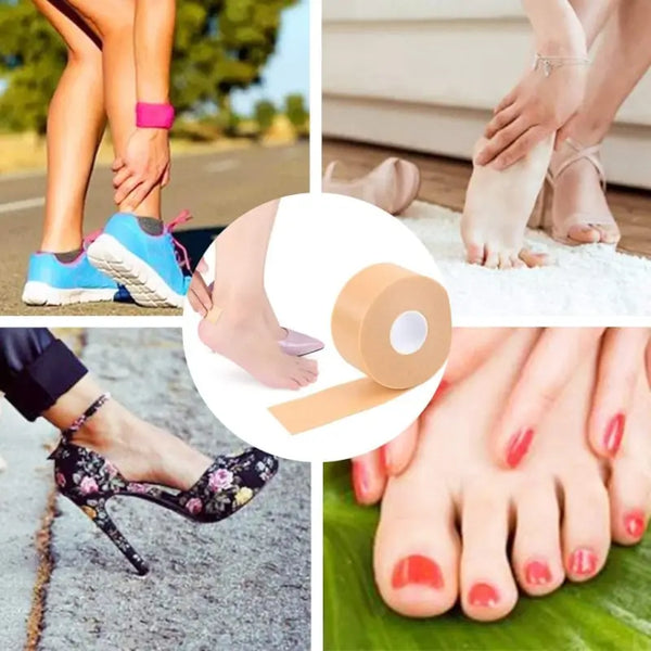 Waterproof Foot Care Sticker Heel Grip Tape, Multi-Purpose Anti-Slip Feet Pad Adhesive Heel Insole Cushion Shoe Tape Cushioned Protection Shoes Insoles Insert Sticker for Prevention and Heali