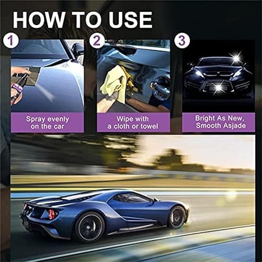 3 in 1 High Protection Car Quick Coating Spray (Pack of 2) Secondary image