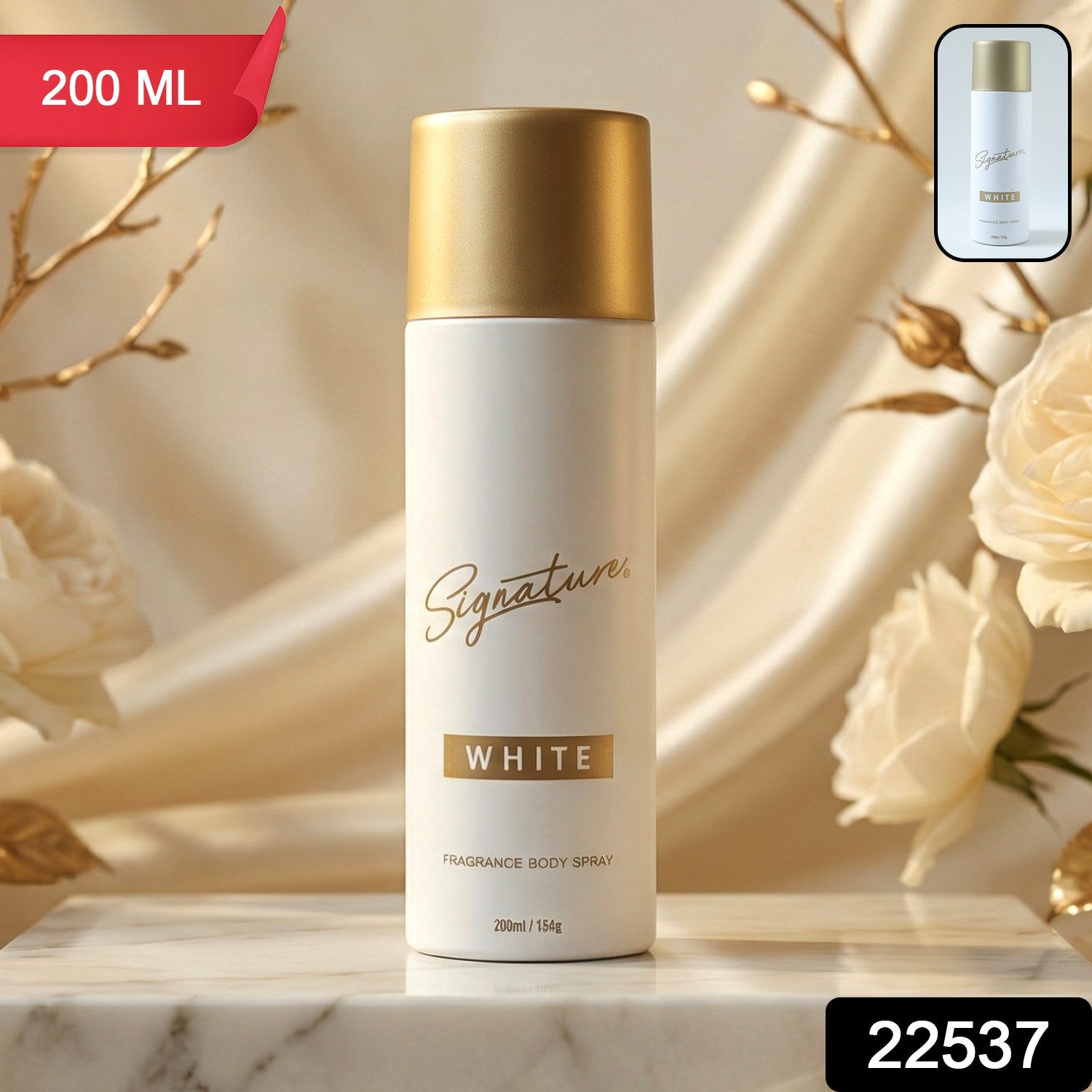Signature White Body Spray – Long Lasting Fresh Fragrance for Men Secondary image