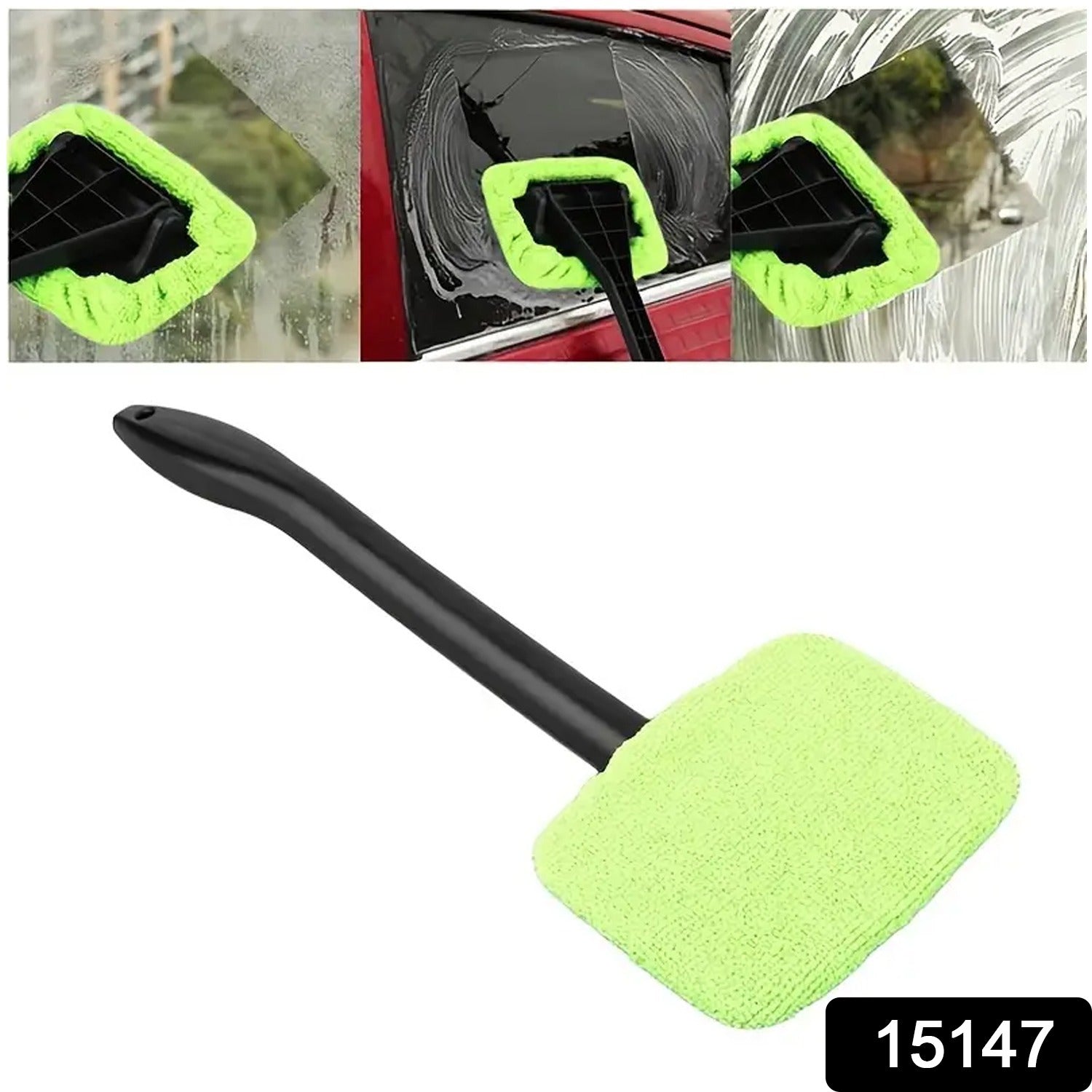 Car Windshield Cleaner – Microfiber Wiper for Streak-Free Shine | Velvet Wheels Secondary image