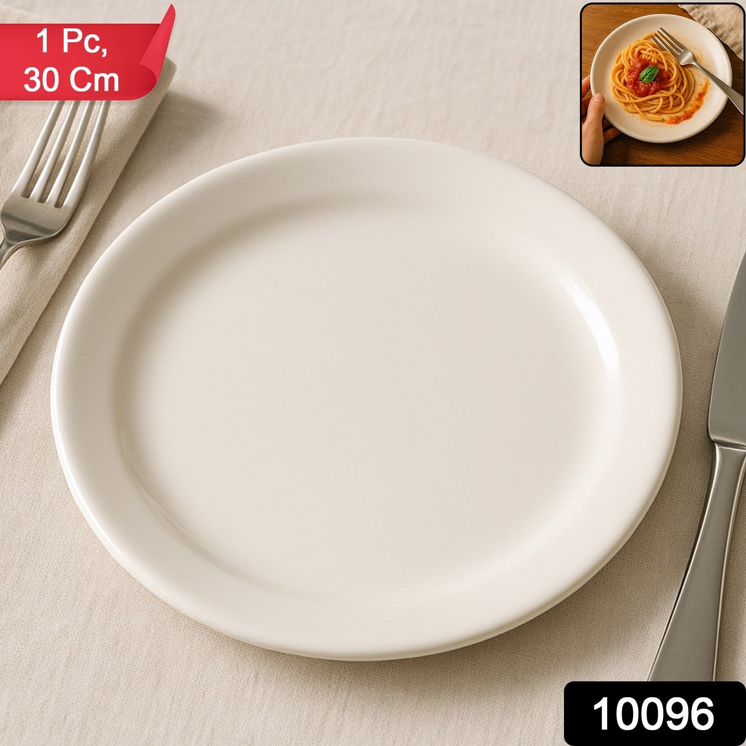 30 cm Round Dinner Plate – Durable & Heat-Resistant Serving Plate Secondary image