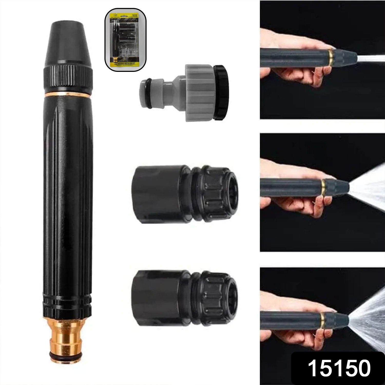 Car Washer Spray Gun – High-Pressure Adjustable Nozzle | Velvet Wheels Secondary image