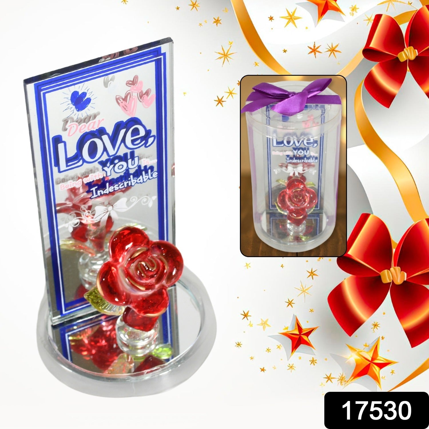 Rose Showpiece – Romantic Gift & Home Decor for Couples | Styleva Secondary image