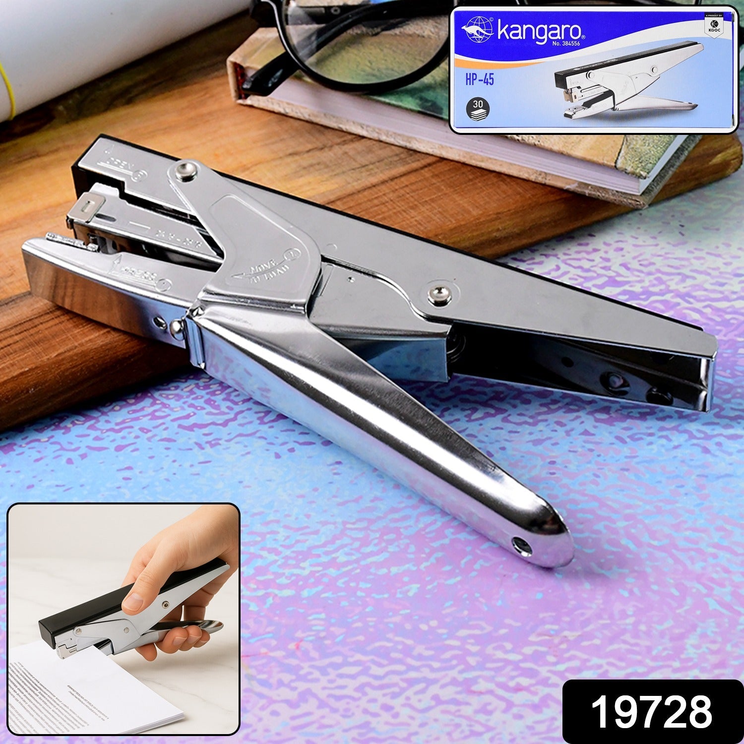 Plier Stapler – Heavy Duty Metal Body for Up to 30 Sheets Secondary image