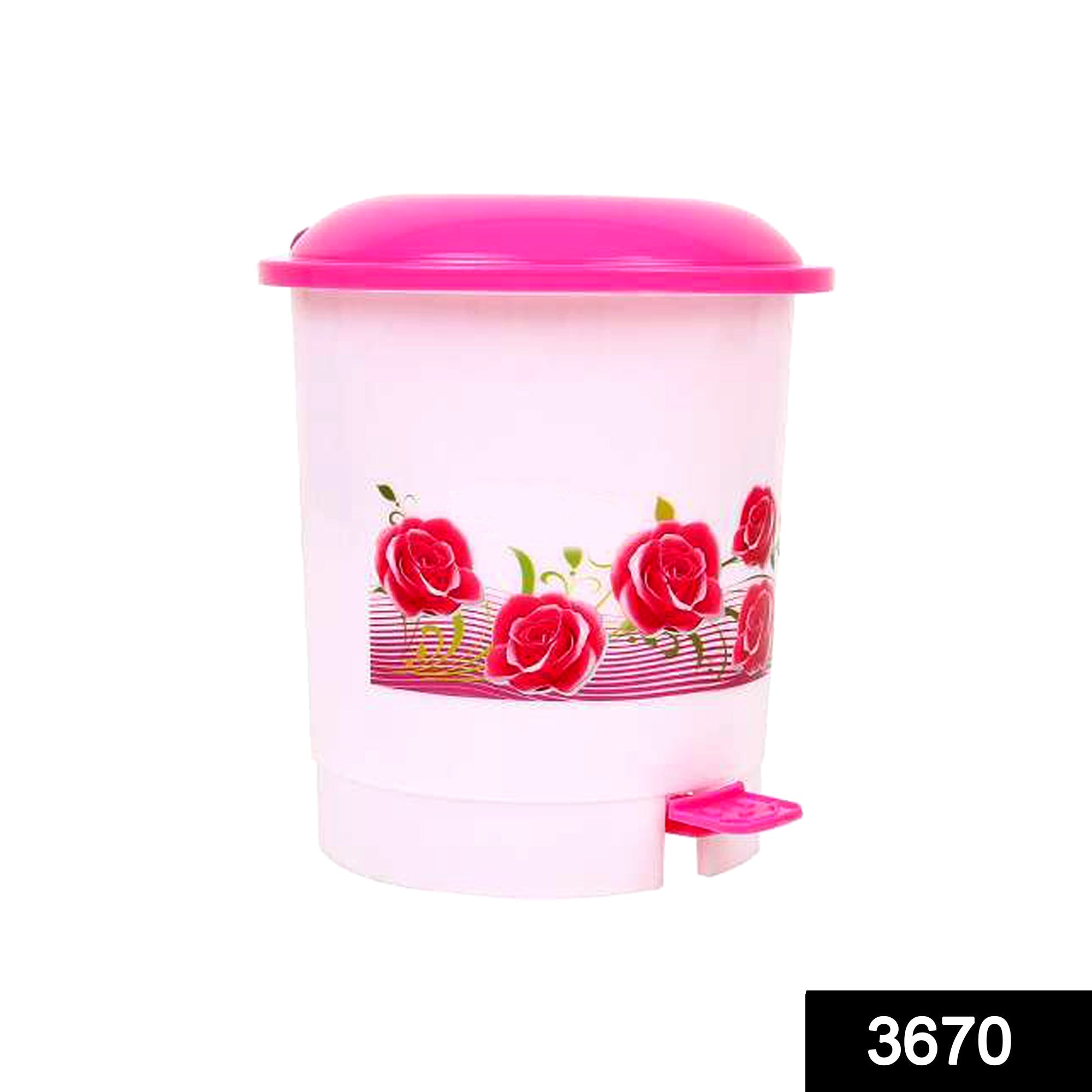 Desk Dustbin – Compact Plastic Pedal Bin for Home & Office | Velvet Wheels Secondary image
