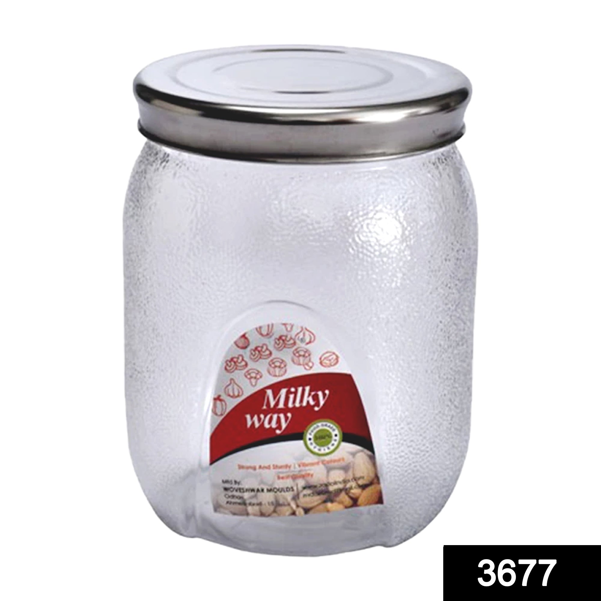Plastic Mason Jar 2000ml – Airtight Food Storage | Gambit Secondary image