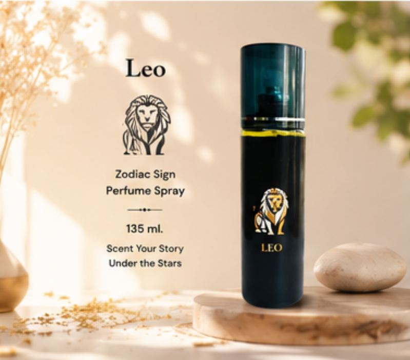 Zodiac Signs Leo liquid body Spray for men women ( 135 ML ) Secondary image