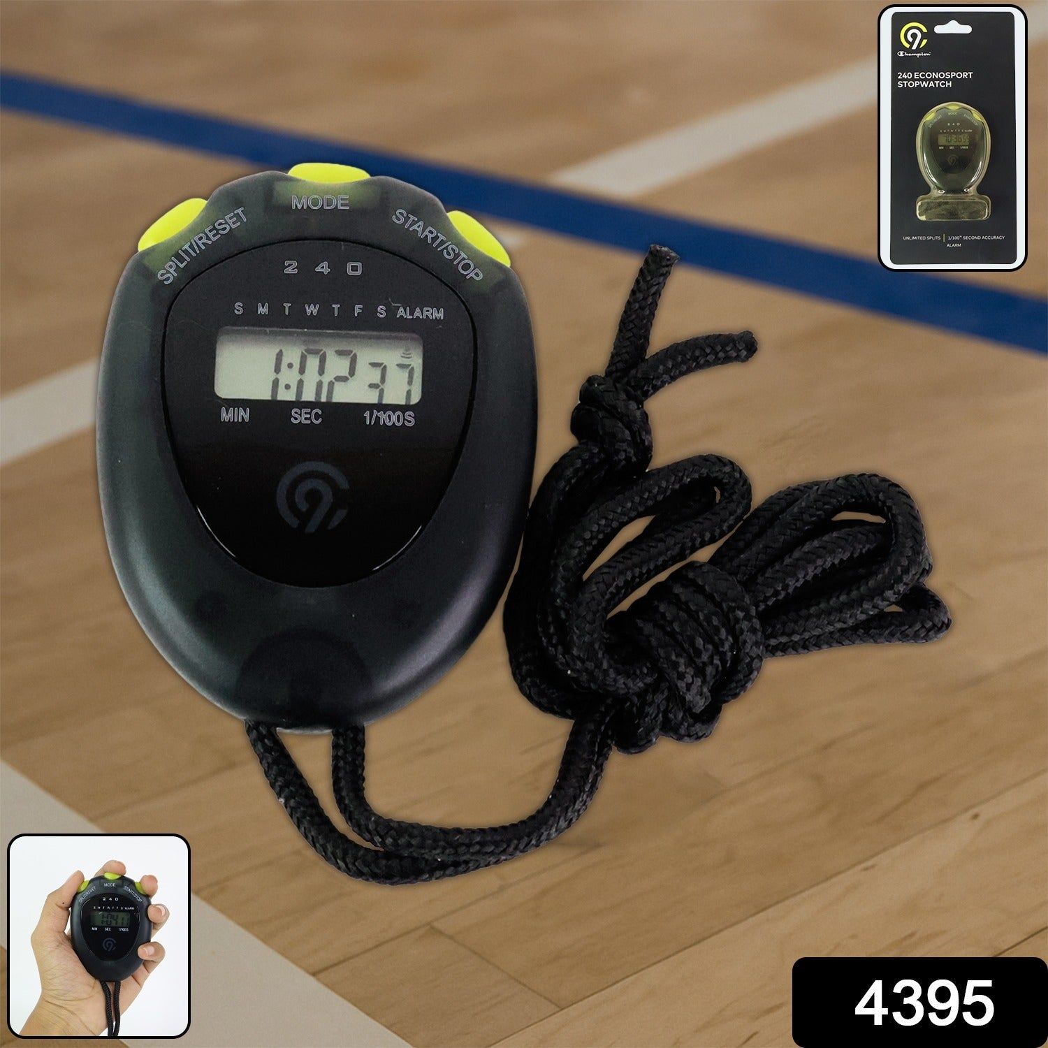 Digital Sports Stopwatch – Precise Split Timing & Alarm Secondary image