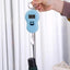 Compact digital weighing scale with LCD display, ideal for travel.