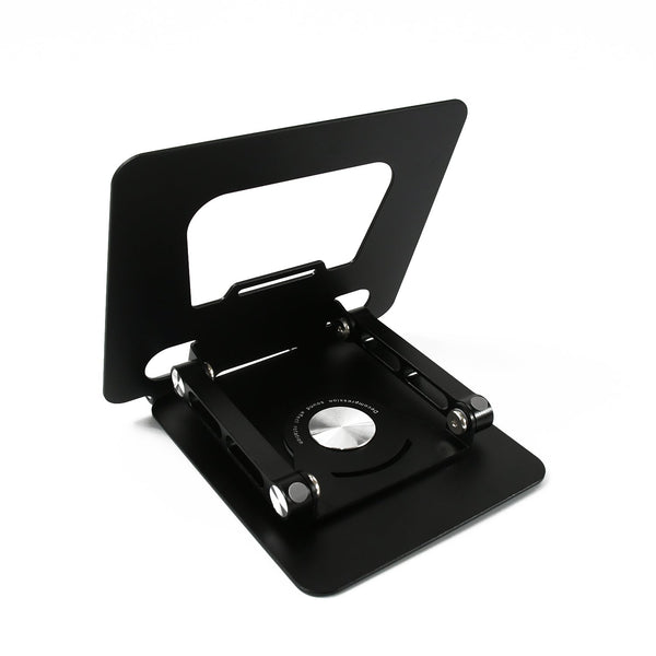 Top view of the sturdy aluminum alloy platform of the Phonixio laptop support.