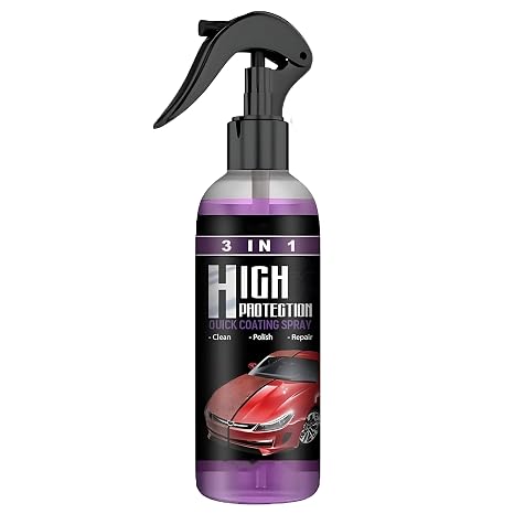 3 In 1 High Protection Fast Car Ceramic Coating Spray (Pack of 3) Secondary image