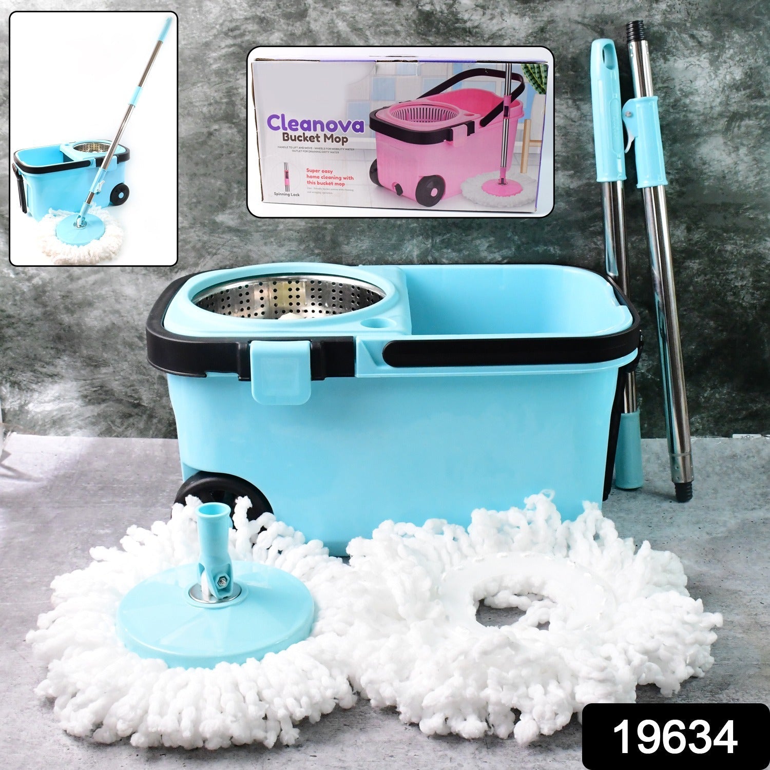 360° Spin Mop – Super Absorbent Microfiber Floor Cleaner Secondary image