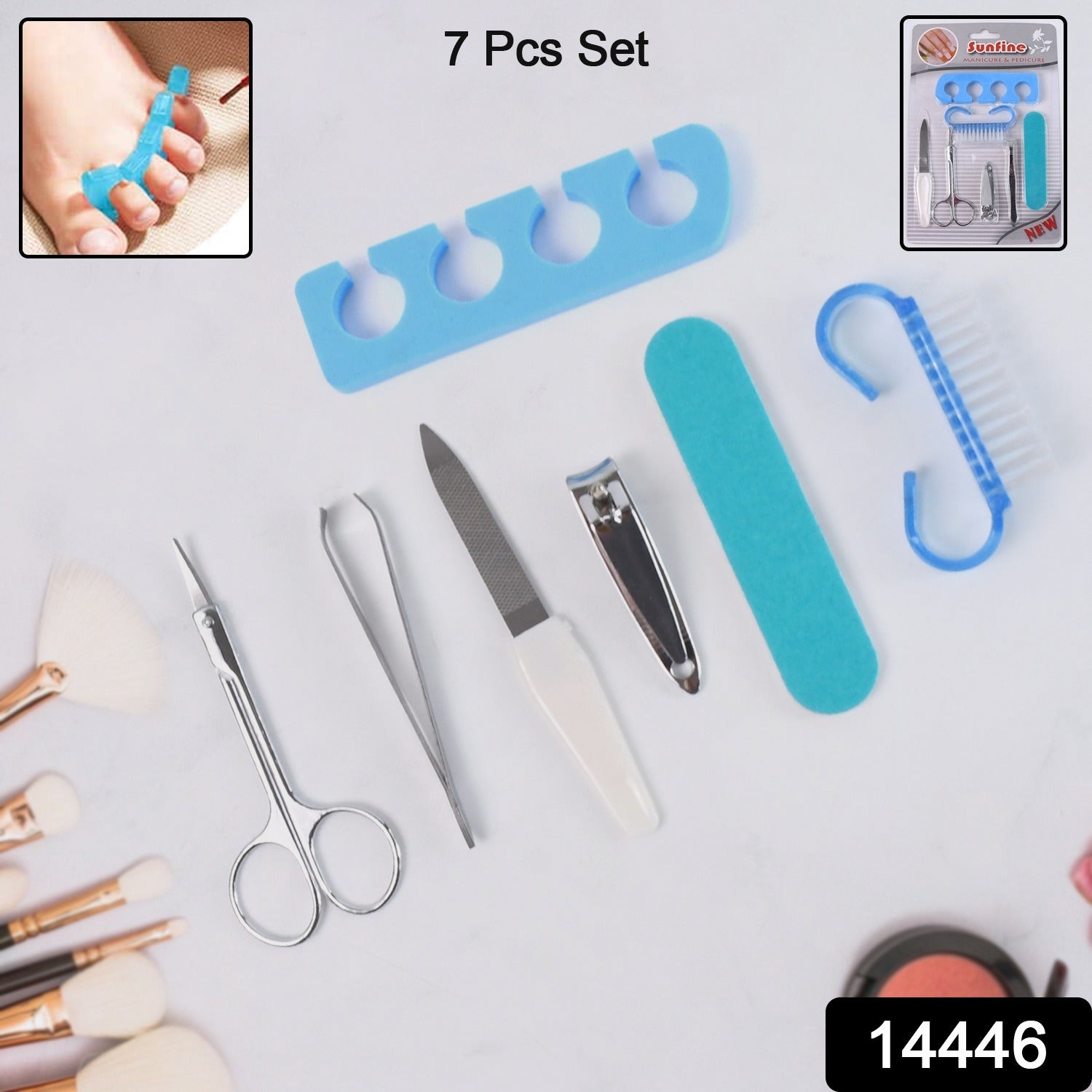 7 in 1 Manicure Tool Kit – Professional Nail & Foot Care Set Secondary image