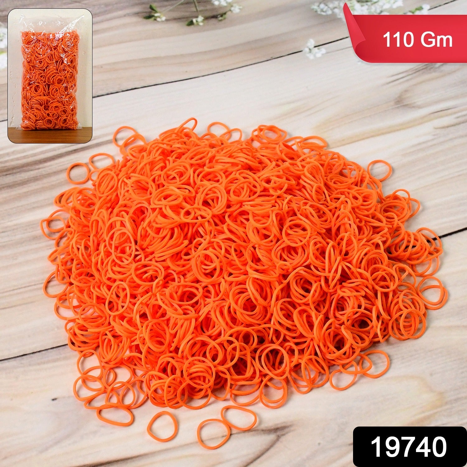 Elastic Rubber Bands – Strong Multipurpose Binding Bands, Approx. 110 gm Secondary image