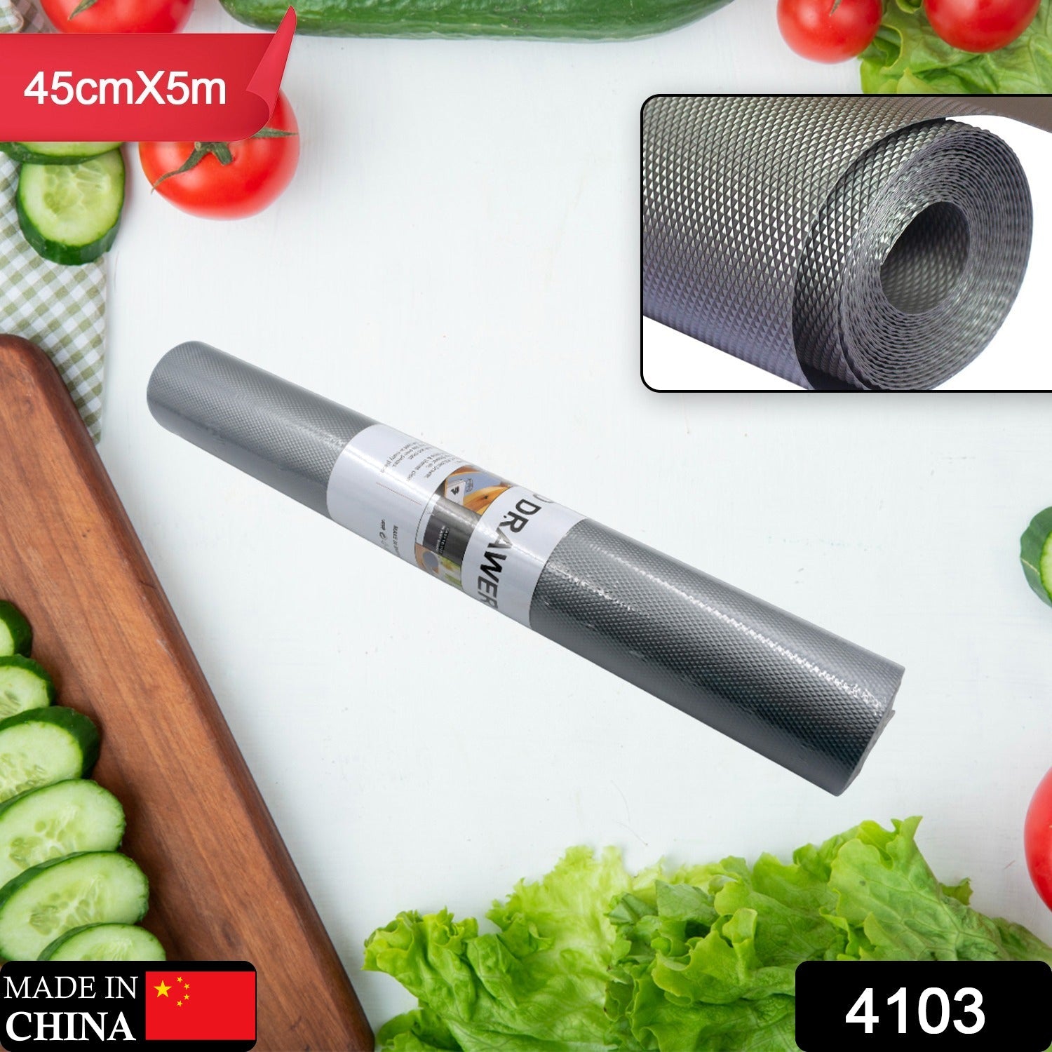 Anti-Slip Mat Liner – Multipurpose 45cmx5m Roll | Tidy Table Secondary image