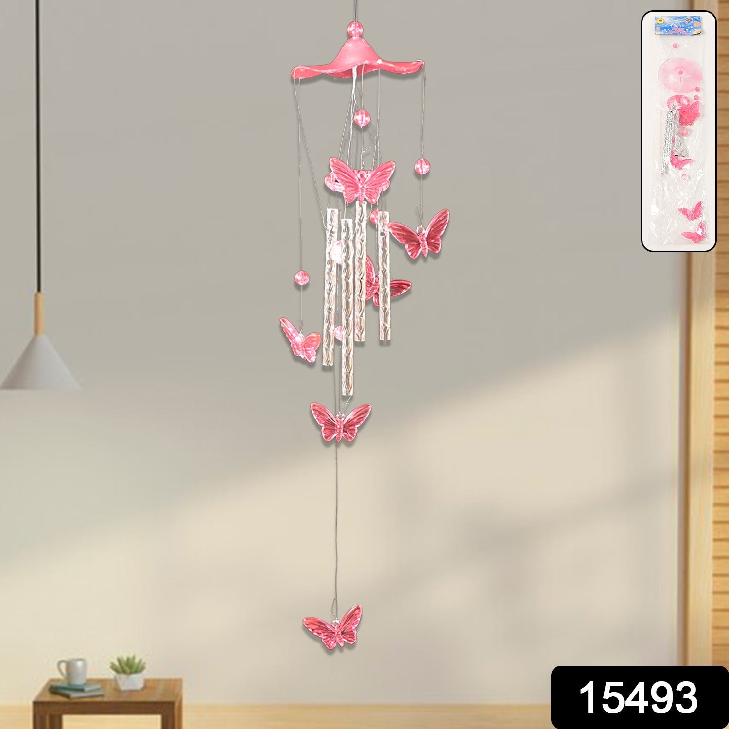 Butterfly Bell Wind Chimes – Vibrant Garden & Outdoor Decor Secondary image